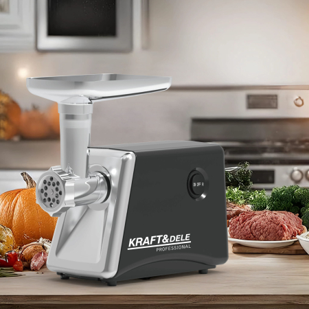 Masina de tocat carne electrica 3 Kg/min 2000W + accesorii 3 site palnie (KD4143) [4]