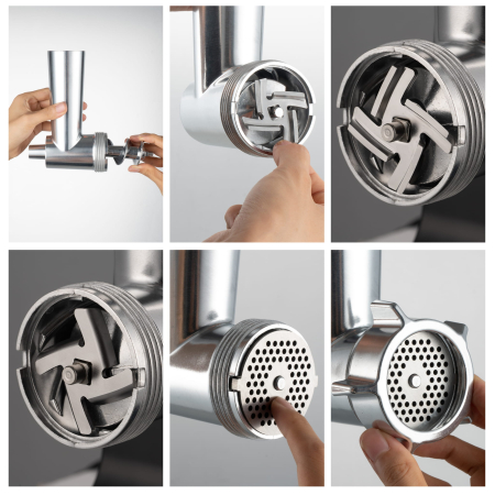 Masina de tocat carne electrica 3 Kg/min 2000W + accesorii 3 site palnie (KD4143) [13]