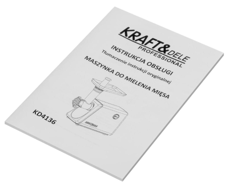 Masina de tocat carne electrica 3 Kg/min 2200W + accesorii 3 site palnie (KD4136) [3]