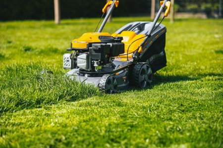 Masina de tuns iarba autopropulsata pe benzina, motor 5 CP, latime 406 mm, cos 40L PM0976 (PM-KSS-5S) [9]