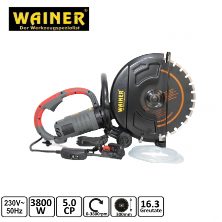 Aparat frezat / taiat - Masina electrica debitat asfalt beton 3.5kW + disc 360mm (CM4)