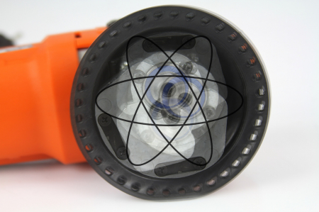 Masina excentrica polisat auto 1400W roto orbital + bureti + accesorii lustruit slefuit (M80496) [4]