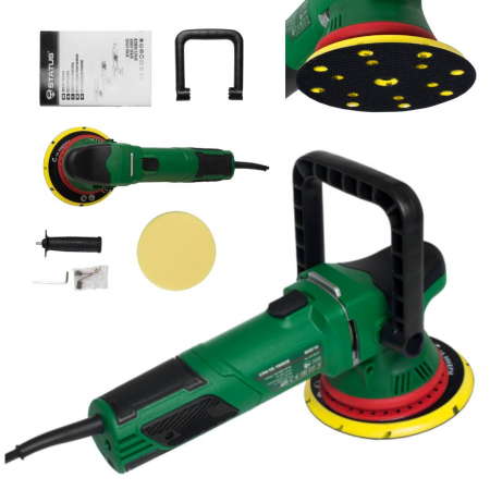 Masina excentrica polisat auto 900W roto orbital + 2 bureti + discuri velcro (XPA-15-150CE) [5]