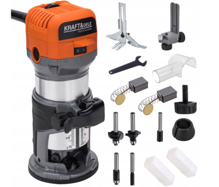 Aparat frezat / taiat - Masina frezat 2000W 6-8mm + 5 freze aparat freza electrica (KD3360)