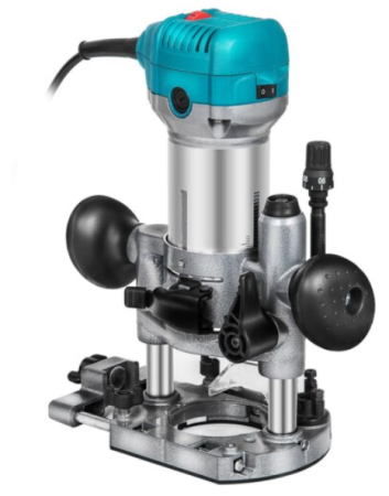 Masina frezat multifunctionala + 12 freze aparat freza electrica unimanual (BX-214) [1]