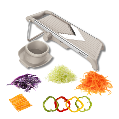 Masina manuala de tocat si feliat legume grosime reglabila (KH-2006) [2]