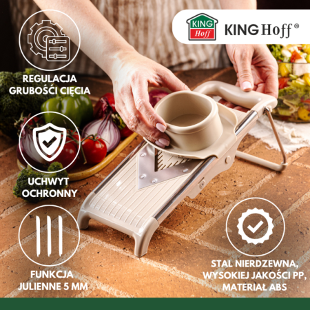 Masina manuala de tocat si feliat legume grosime reglabila (KH-2006) [13]