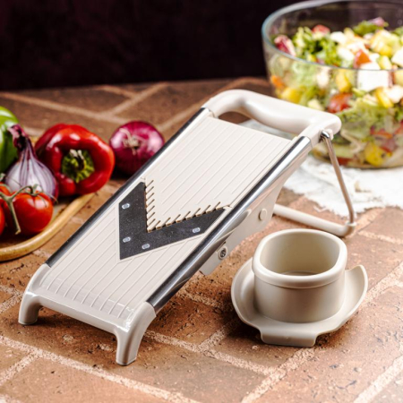 Masina manuala de tocat si feliat legume grosime reglabila (KH-2006) [15]