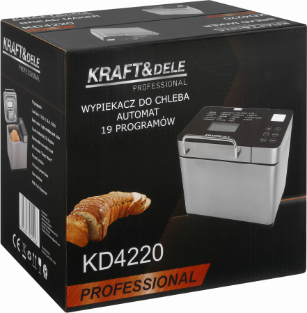 Masina paine 800W cu 19 programe si capacitate 1000 g cu afisaj LCD (KD4220) [3]