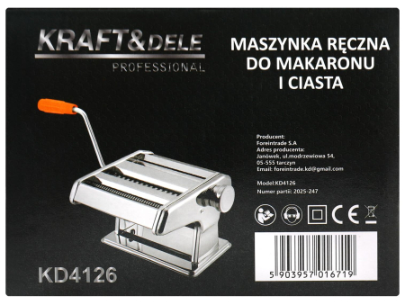 Masina pentru facut paste  reglabila 0.5-3mm (KD4126) [10]