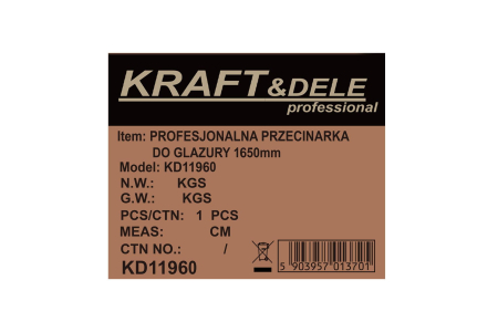 Masina profesionala de taiat placi ceramice 1650mm + geanta (KD11960) [15]