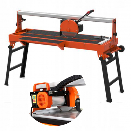 Aparat frezat / taiat - Masina taiat marmura piatra travertin gresie faianta 120cm 2200W racire pe apa disc 250mm (KD1372)