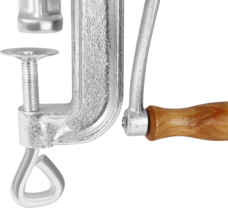Masina tocat carne manuala nr 10 fonta galvanizata site 3 5 8mm palnii carnati (KD4192) [9]