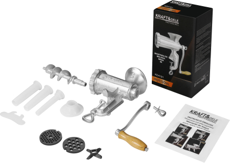 Masina tocat carne manuala nr 8 fonta galvanizata site 3 5 8mm palnii carnati (KD4191) [1]
