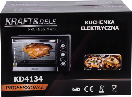 Mini cuptor electric 45L 2000W cu functie rotisor si convectie (KD4134) [9]