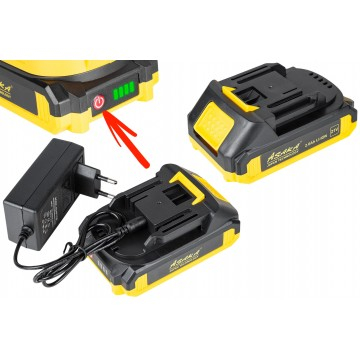 Mini drujba fierastrau pe acumulator li-ion 21v 2ah 6 toli cu 2 acumulatori si accesorii (ASCD-21V) [3]