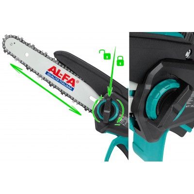 Mini fierastrau cu acumulator pentru crengi 21V de 1000W si sina 8 inchi 20 cm (ALCD2B-21V) [3]
