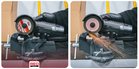 Mini flex polizor unghiular 76mm 12V 2 x 2Ah fara perii (RTSZK0134) [21]