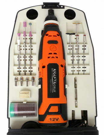 Mini freza electrica 12V 55 piese 25000 rpm (KD1669) [5]