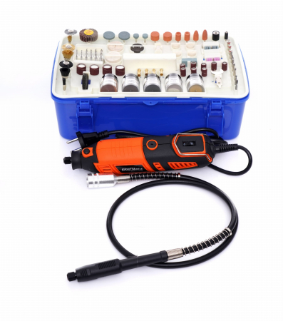 Polizor mini - Mini freza electrica 230V 270W 218 piese 35000 rpm (KD10751)