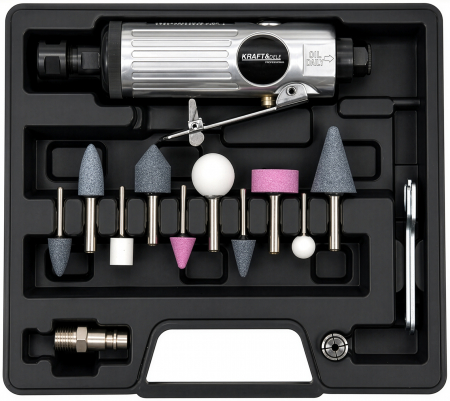 Polizor mini - Mini polizor pneumatic 90PSI 10 capete slefuire aer comprimat pentru precizie atelier service (KD5787)