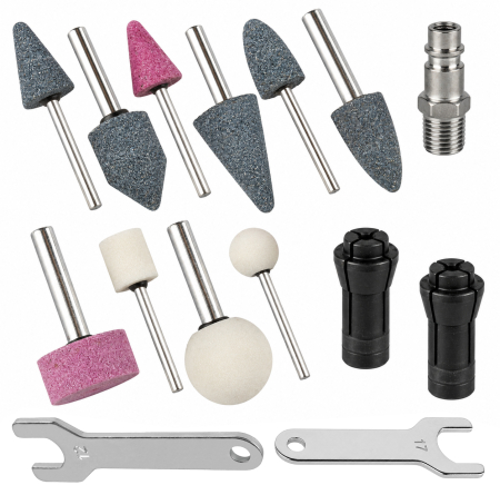 Mini polizor pneumatic 90PSI 10 capete slefuire aer comprimat pentru precizie atelier service (KD5787) [1]