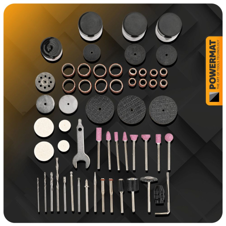 Mini slefuitor multifunctional 200W 35000rpm set 200 accesorii si ax flexibil PM1356 (PM-MST-200T) [27]