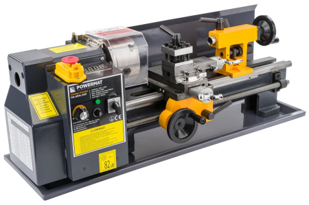 Altele - Mini strung pentru metal 550W, distanta intre varfuri 350mm, turatie variabila PM1314 (PM-MTM-550T)