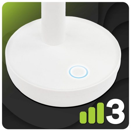 Mini ventilator portabil cu acumulator USB 1200mAh 3 viteze si inclinare reglabila (VELWEBS0012) [10]