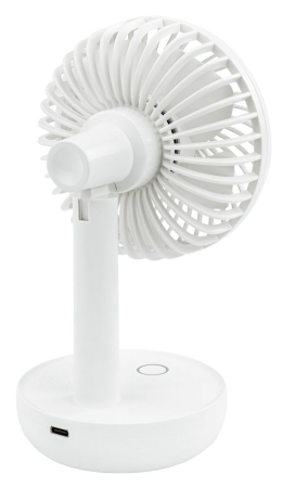 Mini ventilator portabil cu acumulator USB 1200mAh 3 viteze si inclinare reglabila (VELWEBS0012) [4]