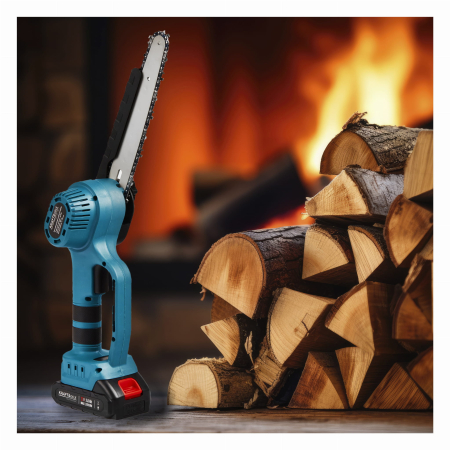 Minidrujba fierastrau drujba 8" electrica baterii 2x21V 2Ah (KD10647) [15]