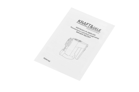 Mixer de mana 1000W cu 5 viteze si functie turbo cu teluri si carlige aluat (KD4142) [9]