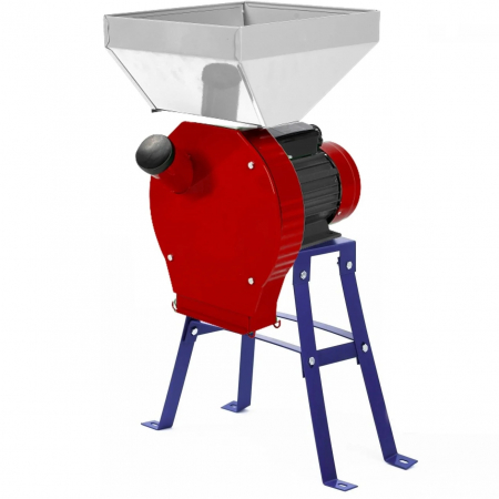 Moara electrica 3900W 3.9kW 4 site sac pensula + suport metalic cereale uruiala boaba cuva extra mare (350E+) [4]