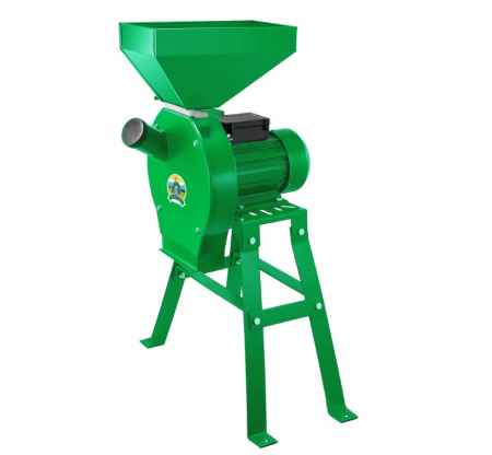 Moara electrica 3900W 3.9kW 4 site sac pensula + suport metalic cereale uruiala boaba cuva extra mare (350E+) [1]