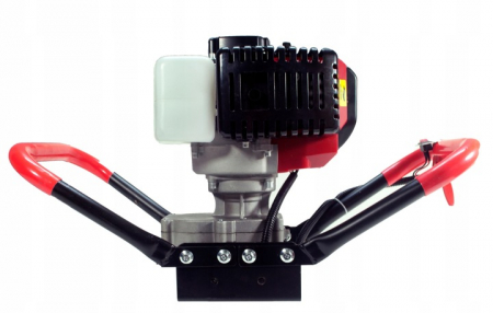 Motoburghiu foreza pamant gheata 6.3CP + 3 burghie + prelungitor 50cm (BAVGD-6300K) [8]