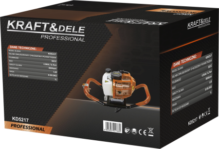 Motoburghiu foreza pamant gheata 6.7CP (KD5217) [12]