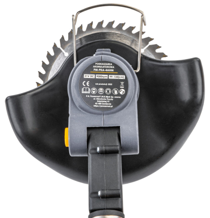 Motocoasa cu acumulator 21V, 2x4Ah, cu roti, 1000W, 150mm, cu lame si fir de taiere PM1329 (PM-PKA-4AHM) [24]