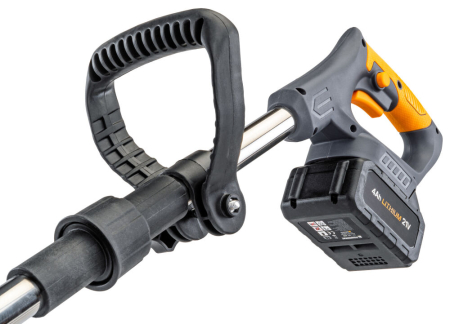 Motocoasa cu acumulator 21V, 2x4Ah, cu roti, 1000W, 150mm, cu lame si fir de taiere PM1329 (PM-PKA-4AHM) [23]