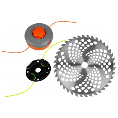 Motocoasa cu acumulator 42V, motor fara perii, diametru de taiere 380 mm, 2 acumulatori 4Ah (ECCGTBH-42V) [15]