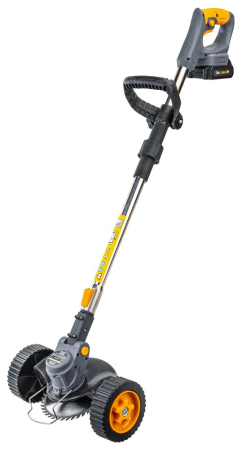 Aparate de tuns - Motocoasa electrica 1000W cu 2 acumulatori 2Ah, roti si disc taiere PM1328 (PM-PKA-2AHM)