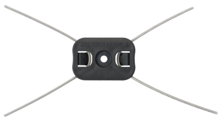 Motocoasa electrica 1000W cu 2 acumulatori 2Ah, roti si disc taiere PM1328 (PM-PKA-2AHM) [11]