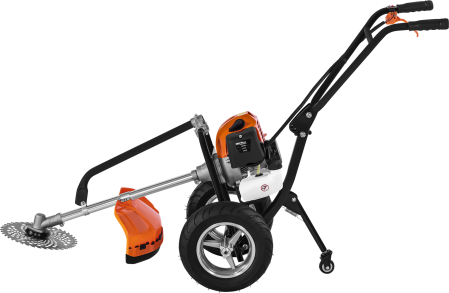 Motocoasa pe roti cu motor benzina 5.2CP si accesorii incluse (KD5188) [4]