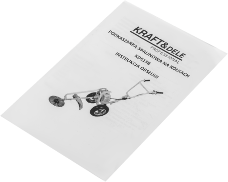 Motocoasa pe roti cu motor benzina 5.2CP si accesorii incluse (KD5188) [18]
