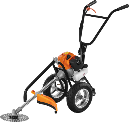 Scule pentru gradinarit - Motocoasa pe roti cu motor benzina 5.2CP si accesorii incluse (KD5188)