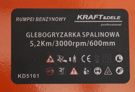 Motocultor Motosapa pe benzina 5.2 CP (KD5161) [3]