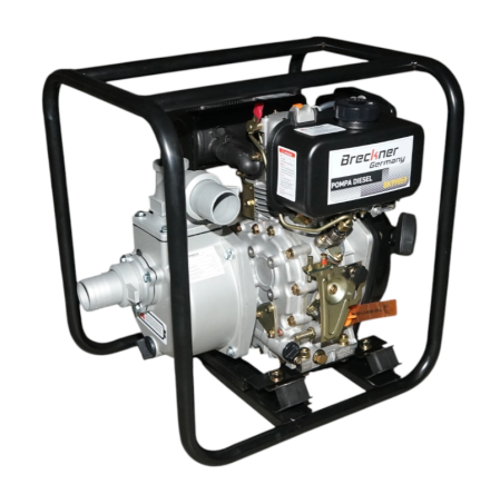 Scule pentru gradinarit - Motopompa diesel 5CP 2 toli 36m3/h absorbtie 8m refulare 25m motor 227cc DISUN03 (BK99859)