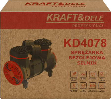 Motor compresor fara ulei 1500W 290L/min 8 bar (KD4078) [9]