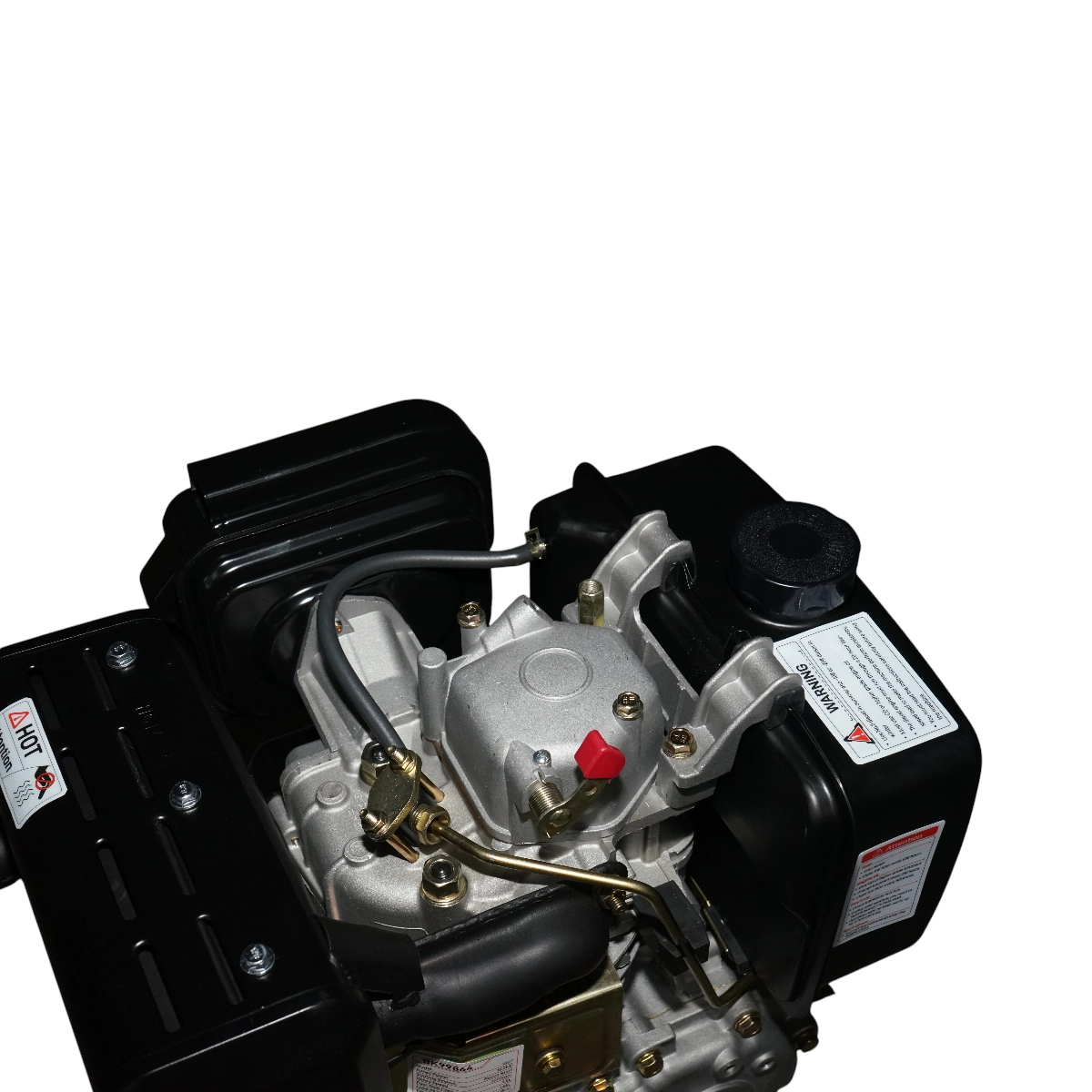 Motor diesel 10CP 186F, 418cc, turatie 3600rpm, ax rotund filetat 25.4mm, pornire sfoara DISUN08 (BK99864) [8]