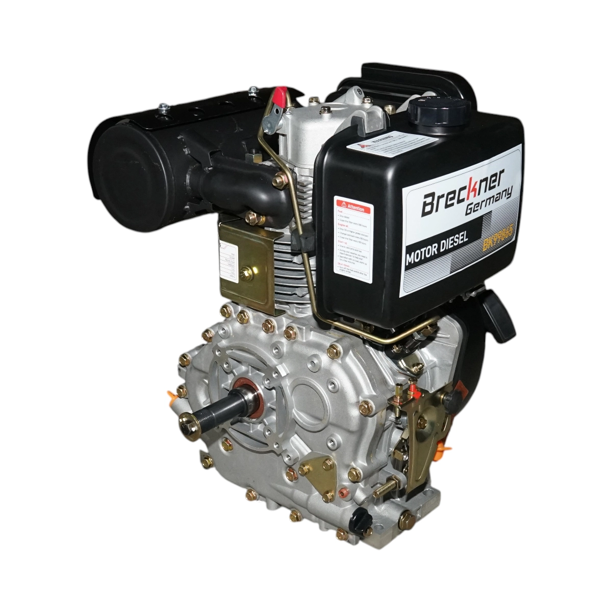 Generatoare si motoare - Motor diesel 13CP 192F, 498cc, turatie 3600rpm, ax rotund filetat 25.4mm, pornire DISUN09 ( BK99865)
