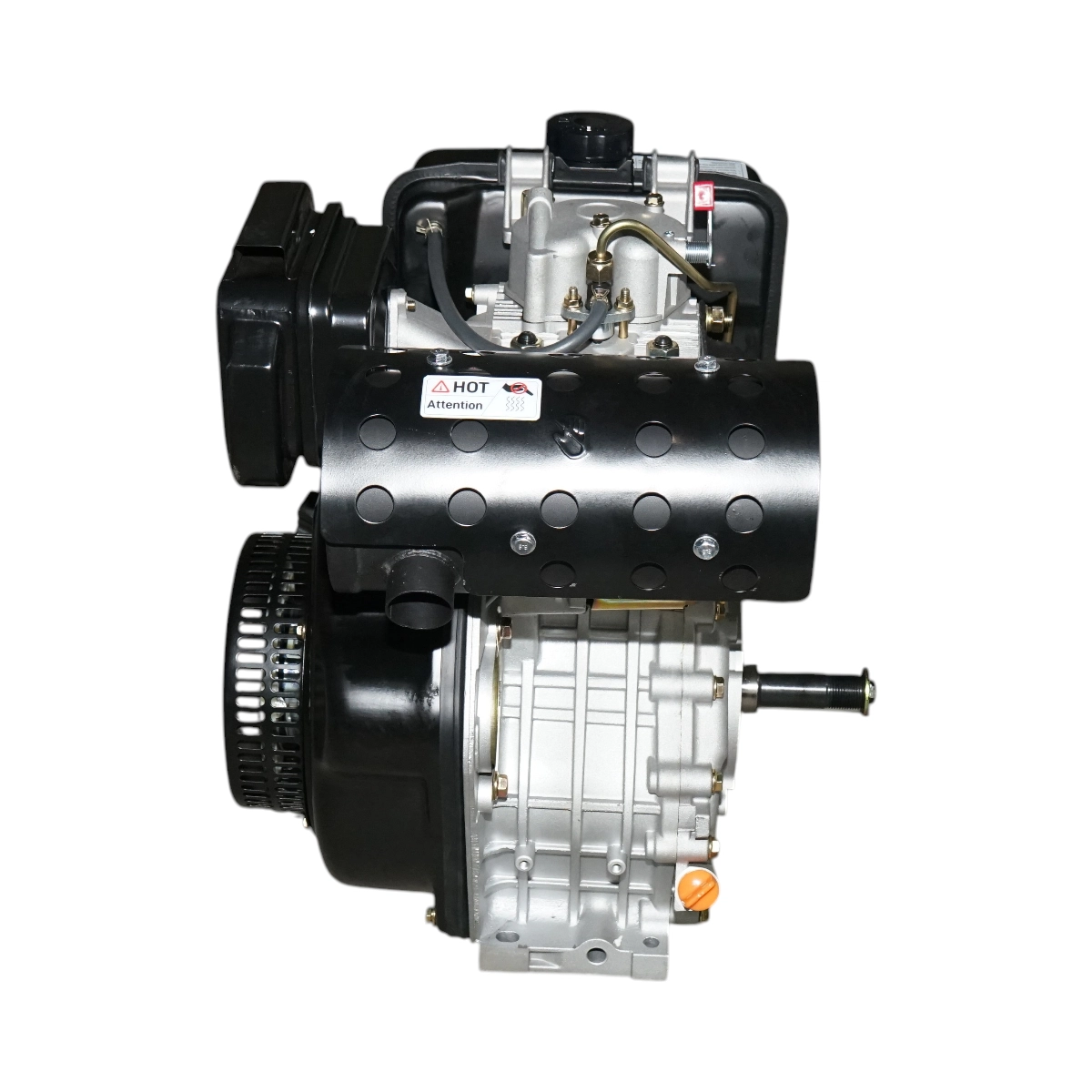 Motor diesel 13CP 192F, 498cc, turatie 3600rpm, ax rotund filetat 25.4mm, pornire DISUN09 ( BK99865) [4]